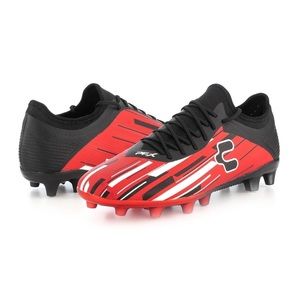 (New) Charly Genesis PFX Soccer Cleats Red/Black Style 1086192 002 Men's Size 9